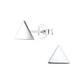 Silver Triangle Studs - High Quality 925 Sterling Silver Jewelry
