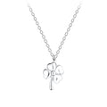 Clover Necklace (18") - High Quality 925 Sterling Silver Jewelry
