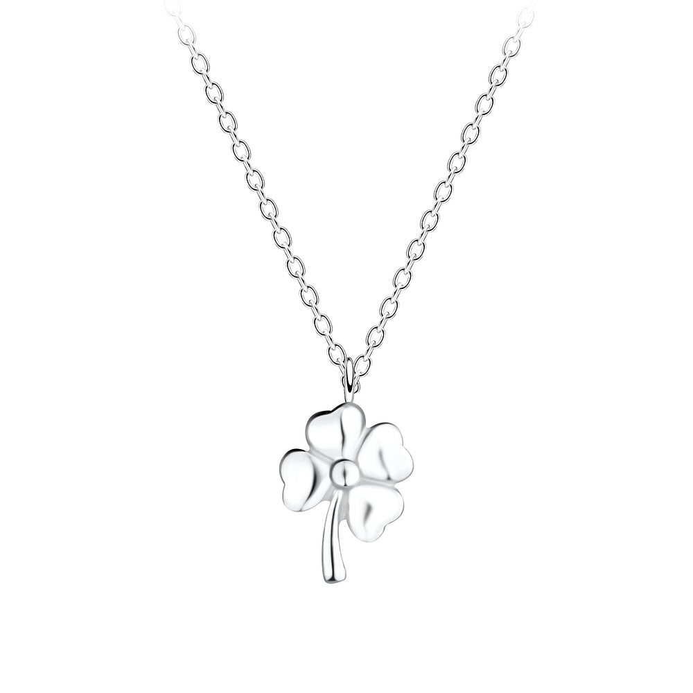 Clover Necklace (18") - High Quality 925 Sterling Silver Jewelry