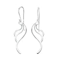 Silver Wave Earrings - High Quality 925 Sterling Silver Jewelry