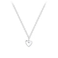 Silver Heart Necklace - High Quality 925 Sterling Silver Jewelry