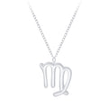 Virgo Zodiac Sign Necklace (18") - High Quality 925 Sterling Silver Jewelry