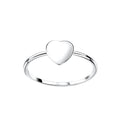 Heart Ring (Size 6) - High Quality 925 Sterling Silver Jewelry