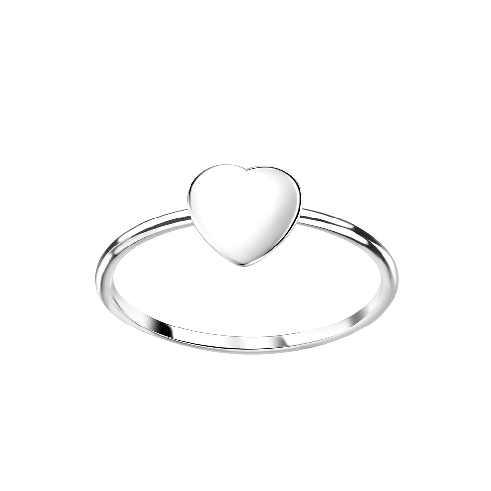 Heart Ring (Size 6) - High Quality 925 Sterling Silver Jewelry