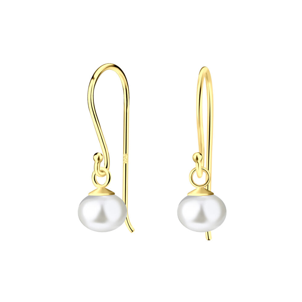 Studs Sterling Silver () Freshwater Pearl White - High Quality 925 Sterling Silver Jewelry