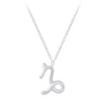 Capricorn Zodiac Sign Necklace (18") - High Quality 925 Sterling Silver Jewelry