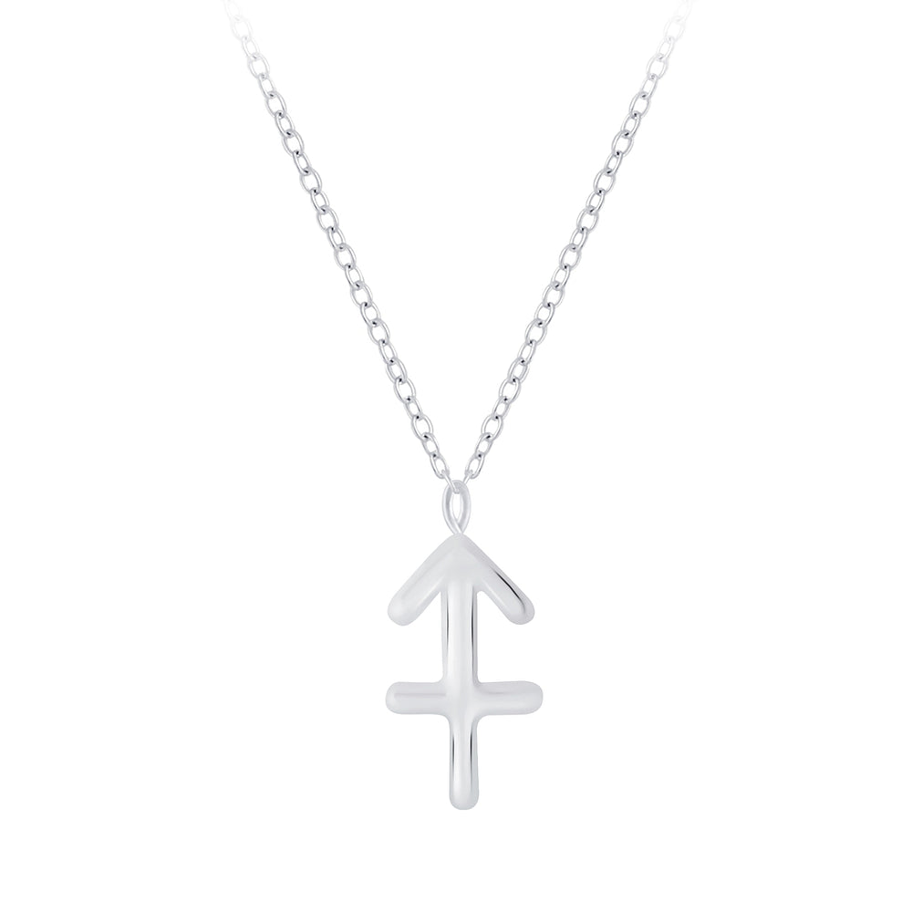 Sagittarius Zodiac Sign Necklace — (18") - High Quality 925 Sterling Silver Jewelry