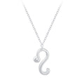 Leo Zodiac Sign Necklace (18") - High Quality 925 Sterling Silver Jewelry
