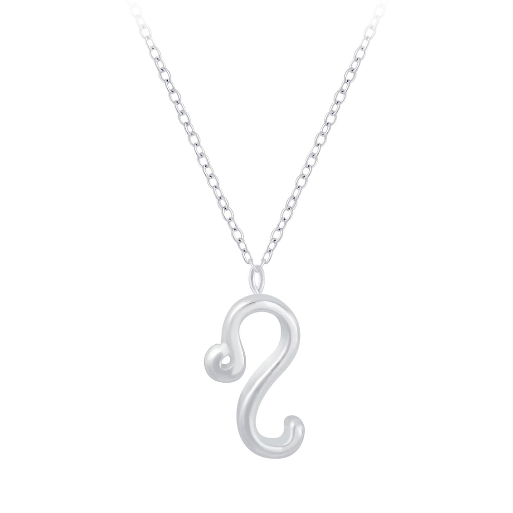 Leo Zodiac Sign Necklace (18") - High Quality 925 Sterling Silver Jewelry