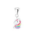 Silver Unicorn Head Pendant - High Quality 925 Sterling Silver Jewelry
