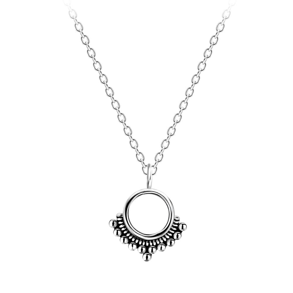 Silver Bohemian Necklace - High Quality 925 Sterling Silver Jewelry