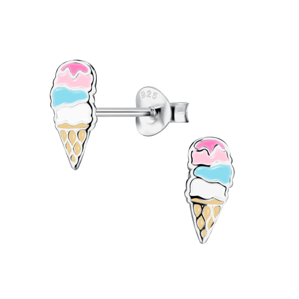 Ice Cream Studs - High Quality 925 Sterling Silver Jewelry