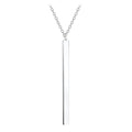 Silver Bar Necklace — Bar (18") - High Quality 925 Sterling Silver Jewelry