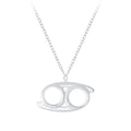 Cancer Zodiac Sign Necklace (18") - High Quality 925 Sterling Silver Jewelry